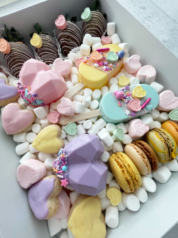 Valentine's Conversation Hearts Treats Box