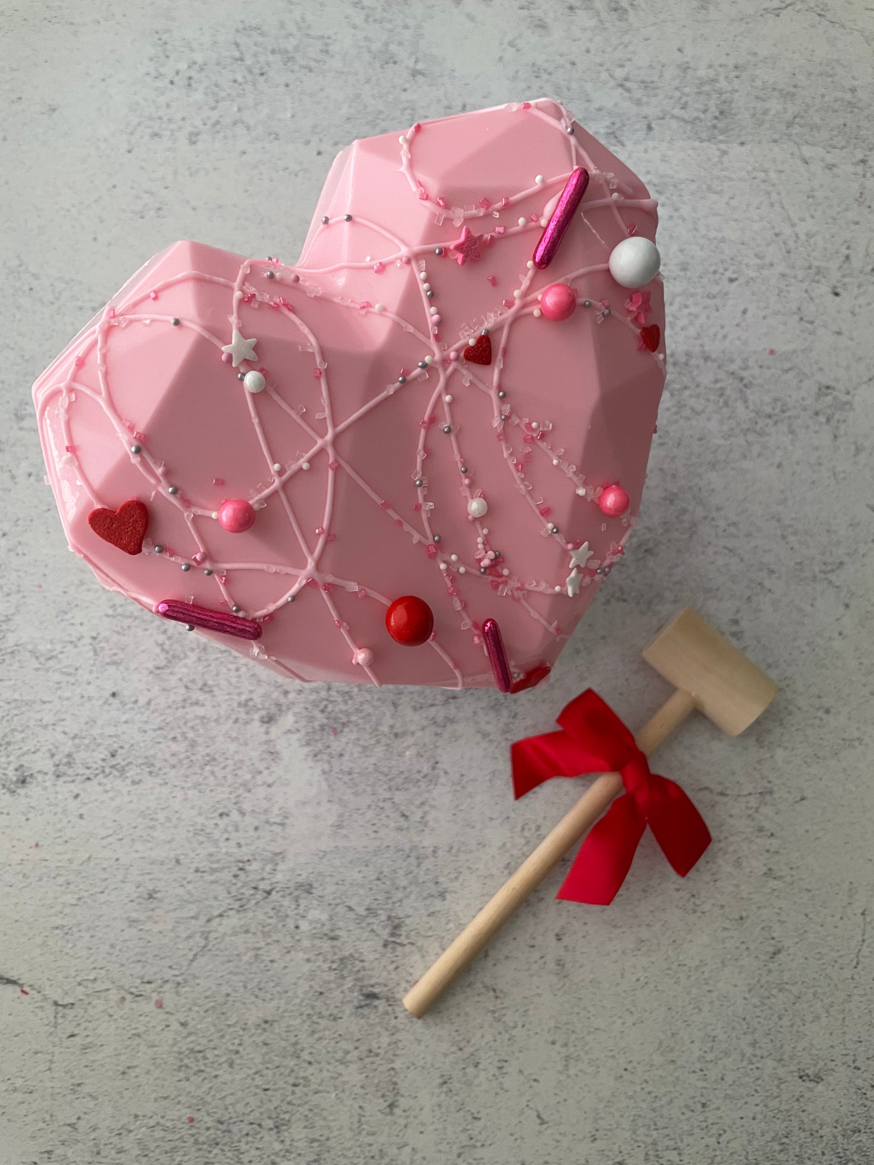 Breakable Chocolate Heart Tutorial - Happy Happy Nester