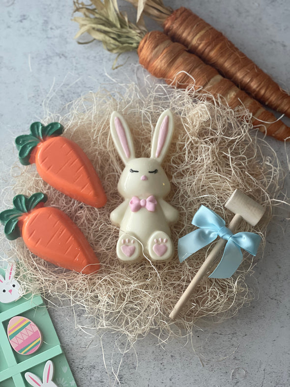 Breakable Chocolate Bunny Rabbit in Gift Box