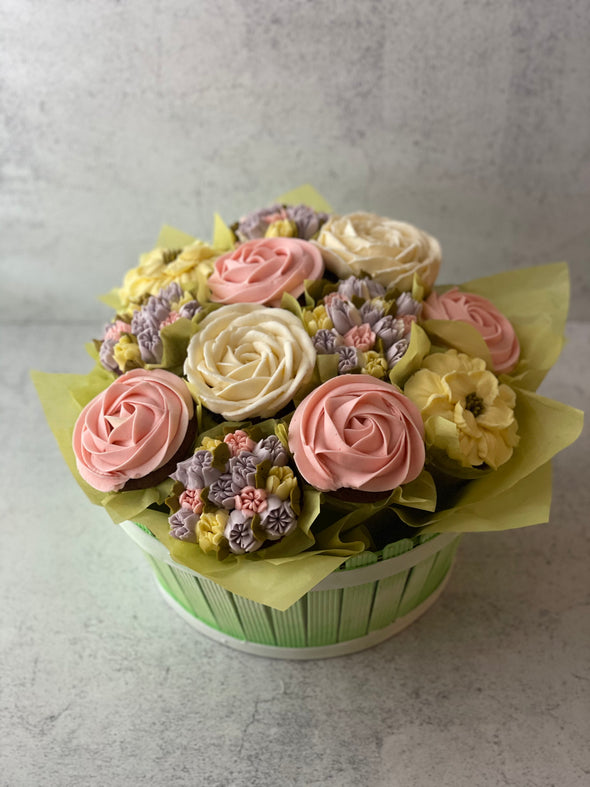 Flowerbake Spring Abloom Cupcake Basket