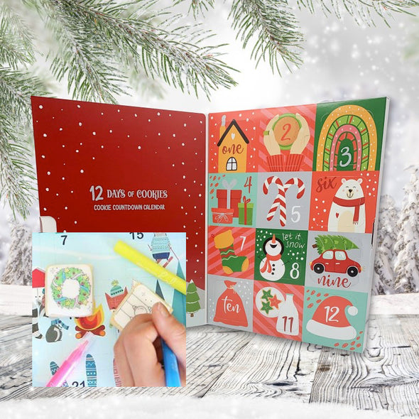 Decorate Your Own Advent Calendar Cookie Kit