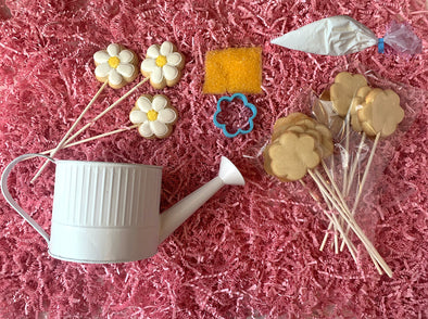 BakesyKit Mother's Day Flowers Cookie Kit (Baked Cookies) - Flowerbake by Angela