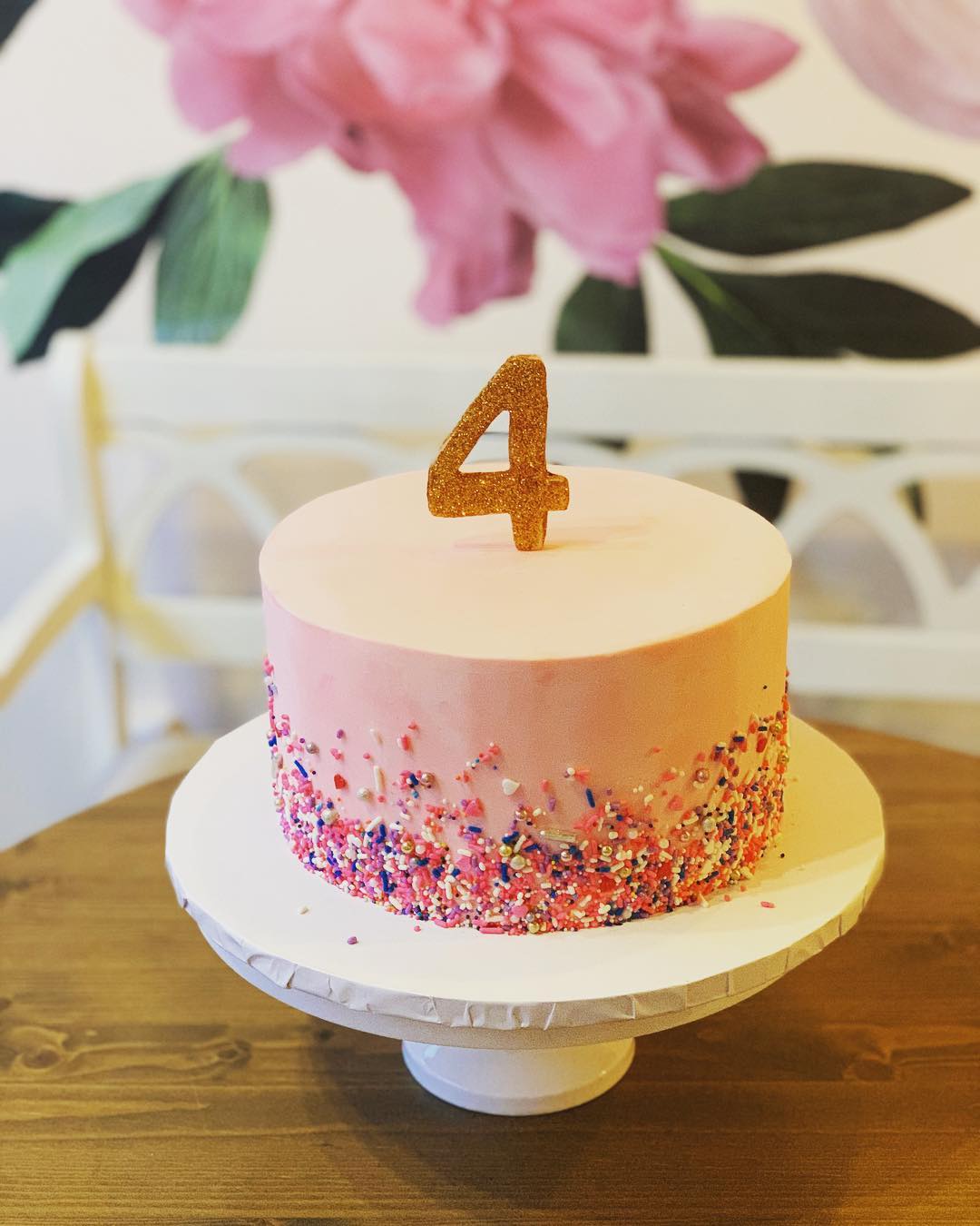 Buttercream Sprinkles Cake – Flowerbake by Angela