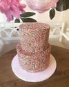 Buttercream Sprinkles Cake - Flowerbake by Angela