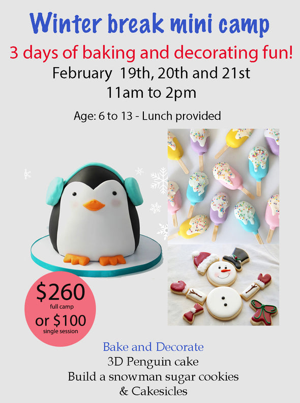 Winter Break Mini Baking Camp - Workshops - Flowerbake by Angela