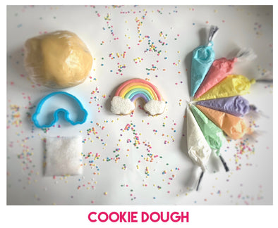 BakesyKit Rainbow Cookie Kit (Cookie Dough) - Flowerbake by Angela