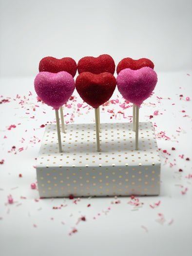 Valentine's Sweetheart Cake Pops - Flowerbake by Angela