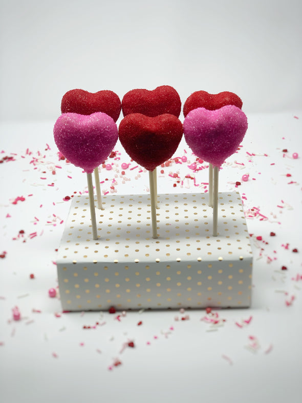 Valentine's Sweetheart Cake Pops - Flowerbake by Angela